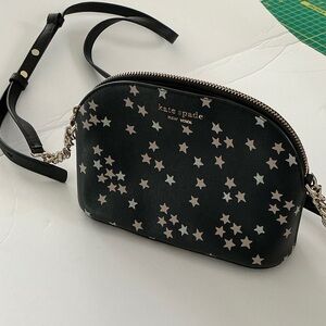 Kate Spade Black and White Star Crossbody Bag